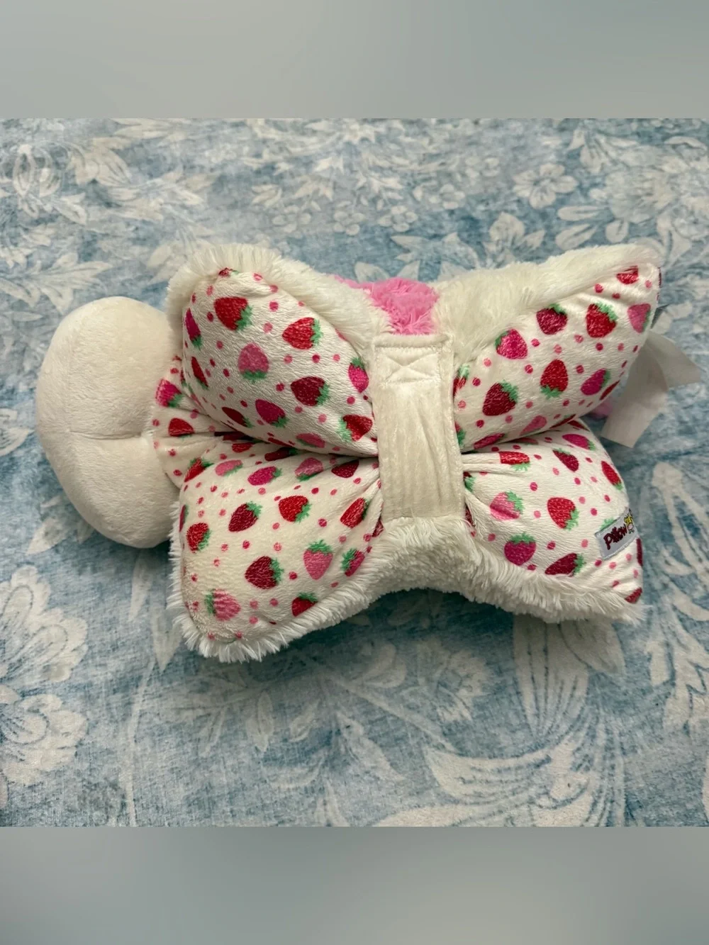 Pillow pet Plush pink strawberry Cow Pet Toy Pink and Cream Soft Stuffed animal